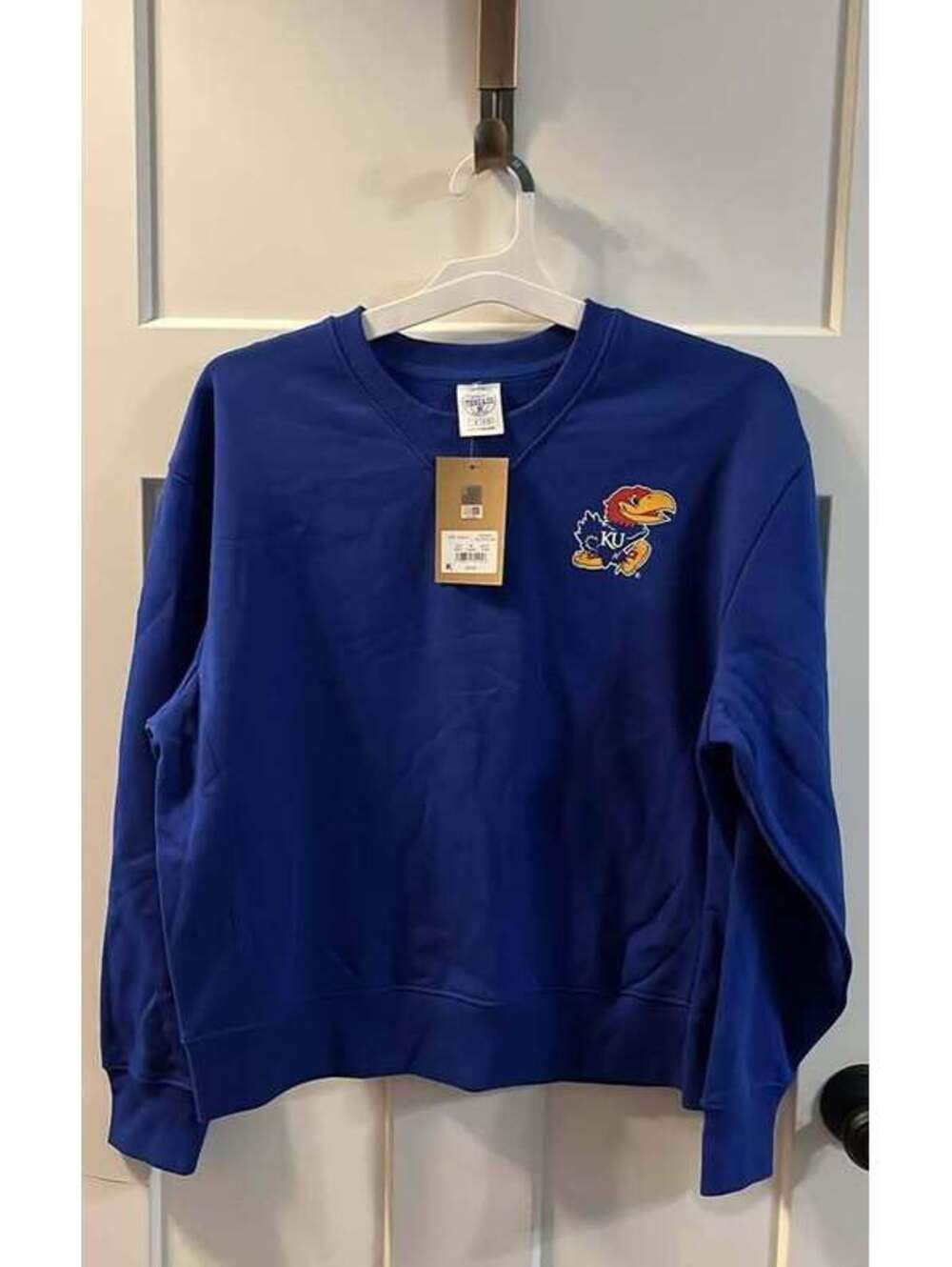 NCAA Kansas Jayhawks royal blue crewneck sweatshirt women’s size M